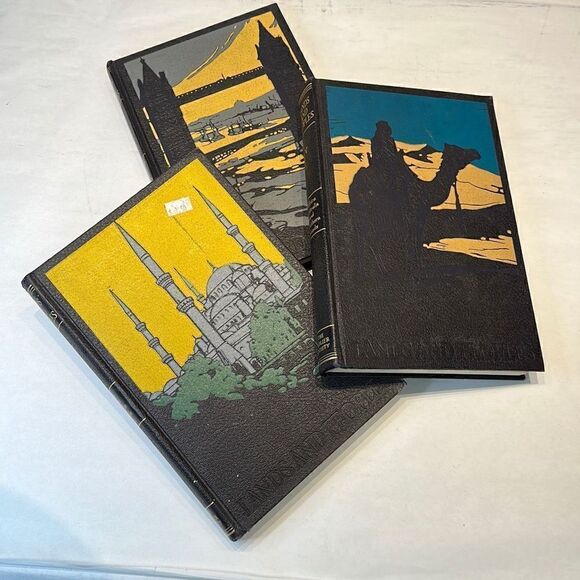 Vtg Lands and Peoples Book Set 1949 The Grolier Society The World in Colors Volu - Picture 1 of 11